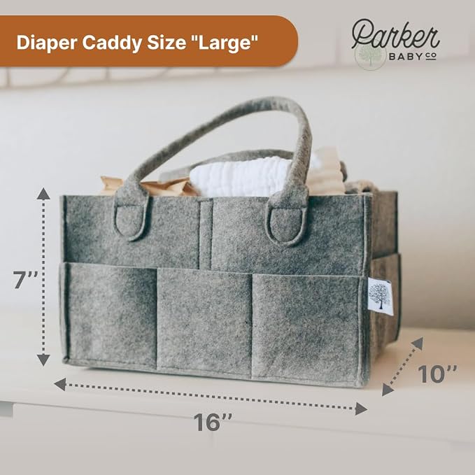 Parker Baby Co. Diaper Caddy - Image 6