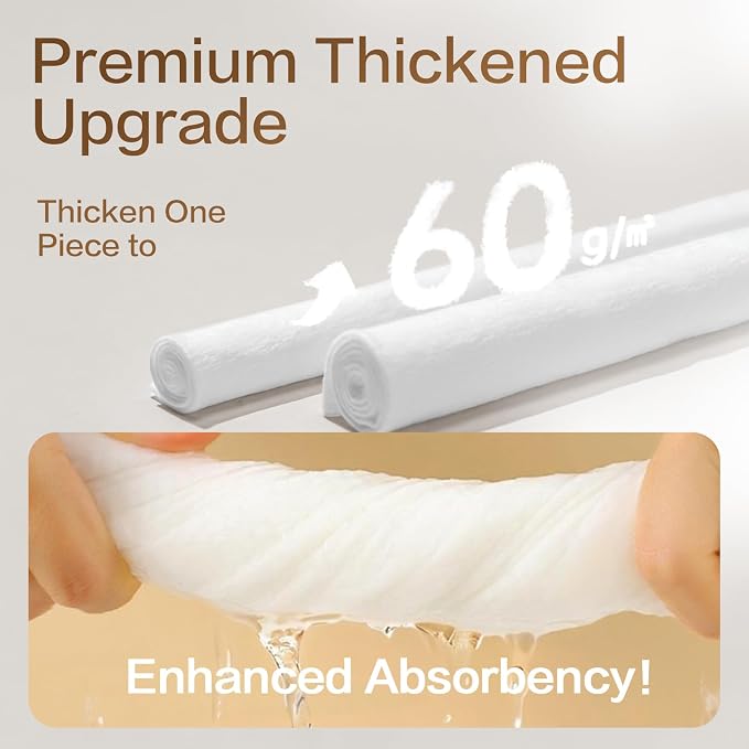 Winner 100% Cotton Dry Wipes, USDA Certified Baby Wipes, 33% Thicker & Ultra - Image 3