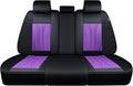 FLORICH Rear Seat Covers Leather Car Seat Covers Waterproof Back Seat Cover by FLORICH