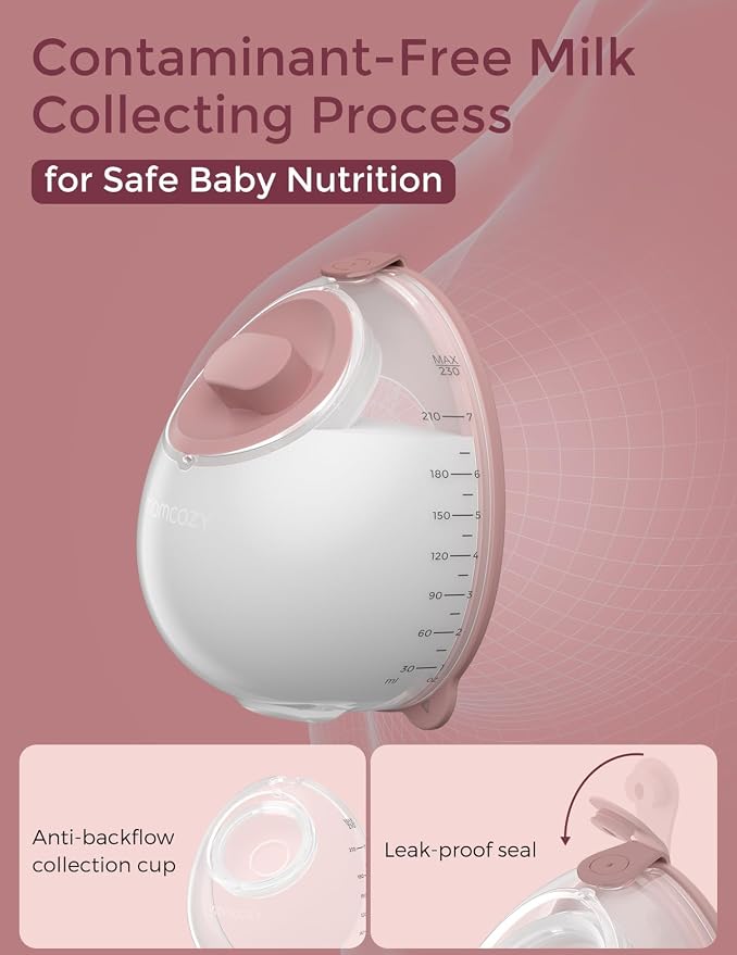 Momcozy Breast Pump V1 Pro Hospital-Grade, Hands-Free & Portable Wearable Pump - Image 6