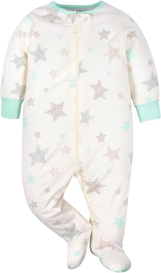 Gerber Baby Boys 4 Pack Sleep 'N Play Footie - Image 3