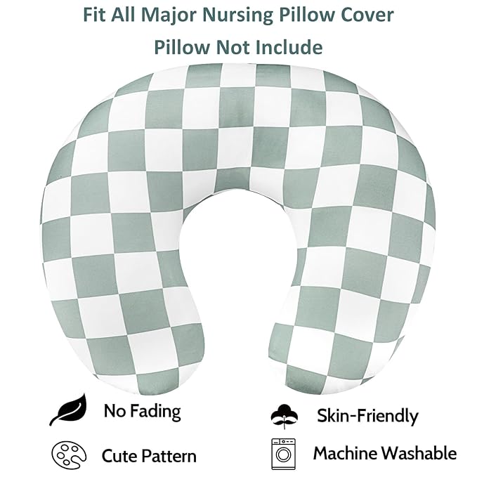 DILIMI Nursing Pillow Cover, Stretchy Removable Case - Image 4