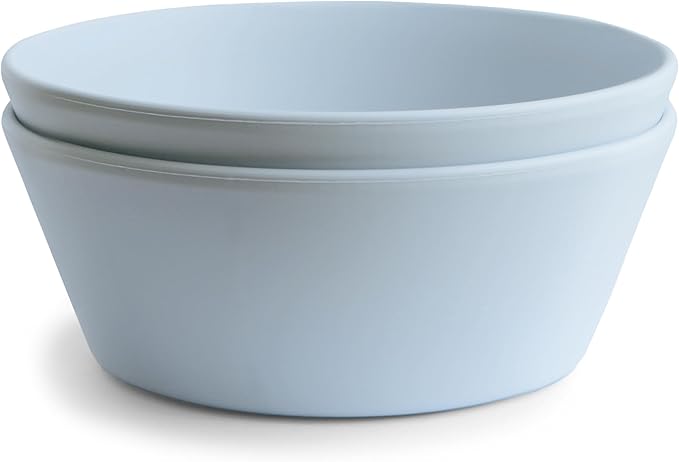mushie Round Dinnerware Bowls for Kids | Made in Denmark by mushie