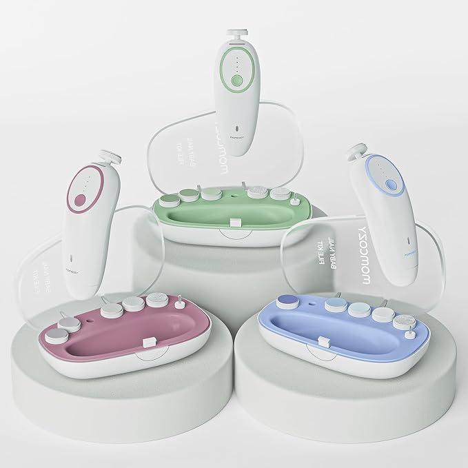 Momcozy Baby Nail File Electric, Gentle Baby Nail Trimmer Electric, Baby Nail - Image 7
