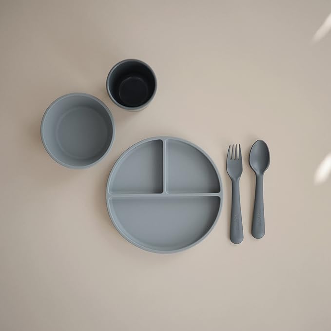 mushie Silicone Suction Bowl | BPA-Free Non-Slip Design - Image 4