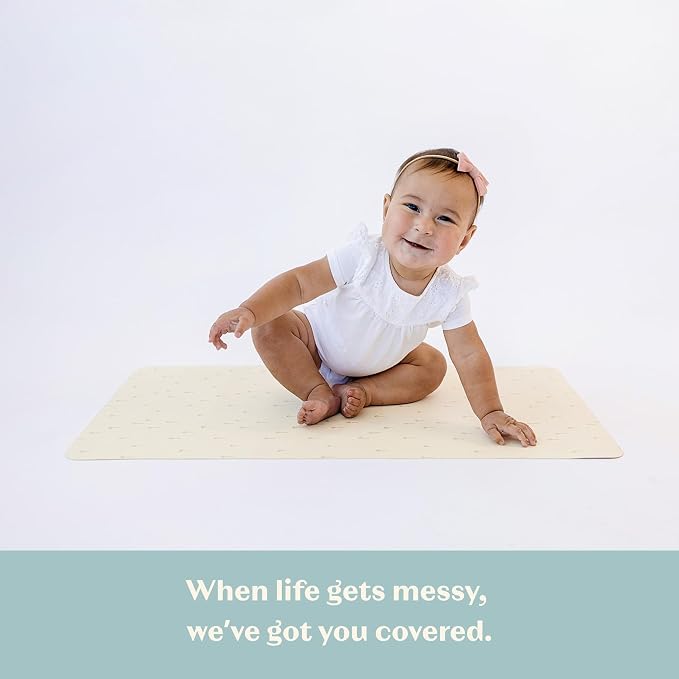 Ava + Oliver Vegan Leather Baby Changing Mat - Image 2