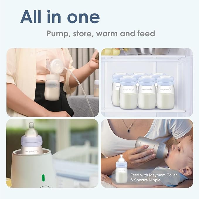Maymom Wide Neck Breastmilk Collection n Storage Bottle 5.4 oz; Re-markable - Image 7