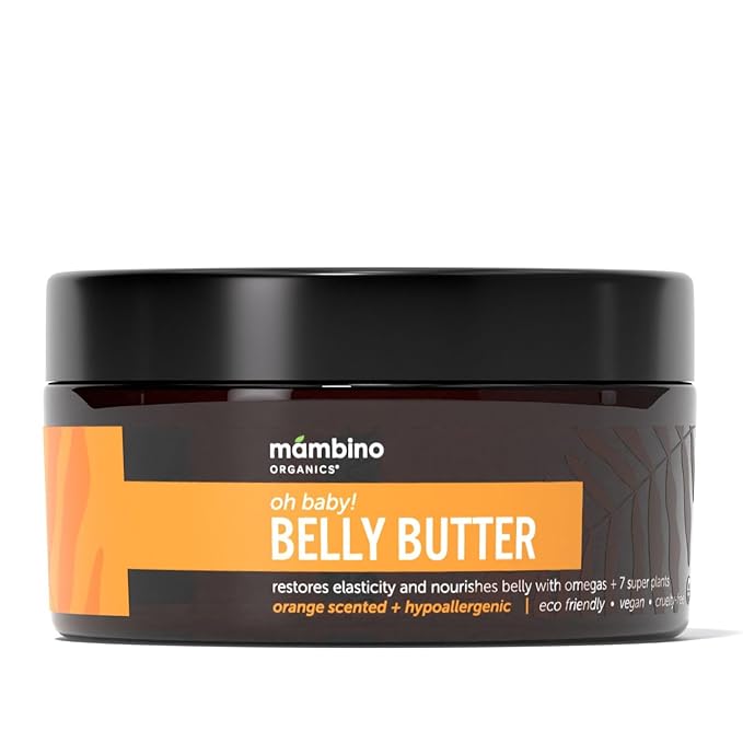 Mambino Organics Oh Baby! Belly Butter, Belly Cream - Image 2