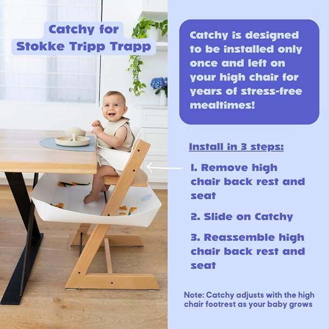 CATCHY - Food Catcher - Compatible - Highchair Sold Separately - Baby & Toddler - Image 5