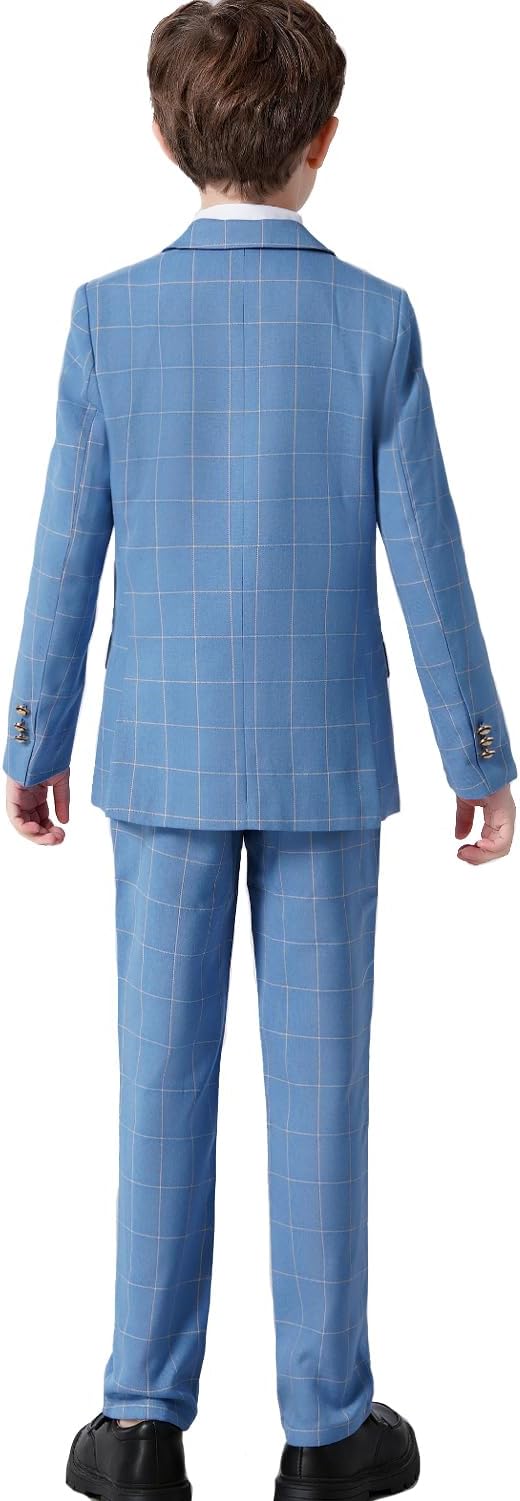 Boys Suit for Kids Tuxedo Suits for Wedding Formal Suit Set Toddler Boy Dress - Image 3