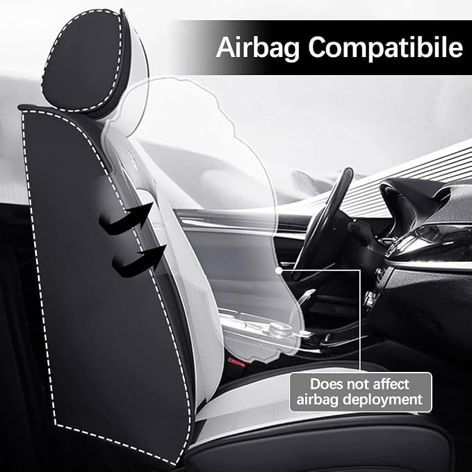 Leather Seat Cover for Ford Edge 2010-2026, Waterproof Soft Seat Covers - Image 4