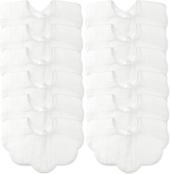 Baby Bibs Muslin Drool Teething Drooling Bibs by Mccotwe