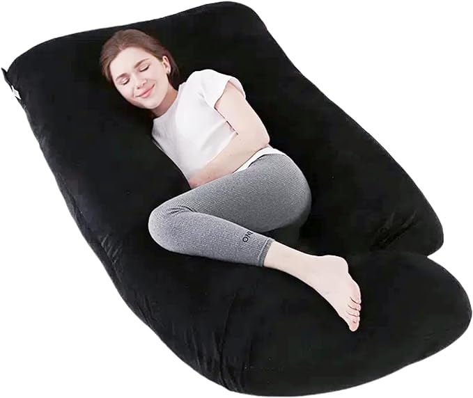 Pregnancy Pillow, Full Body Maternity Pillow 57 inch, by Unknown
