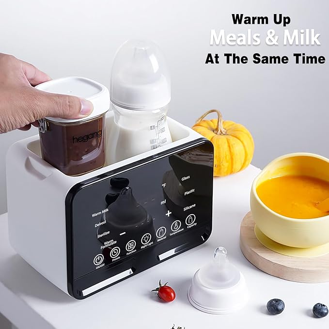 Double Bottle Warmer and Steri-lizer, 8-in-1 Fast Baby Milk Warmer - Image 4