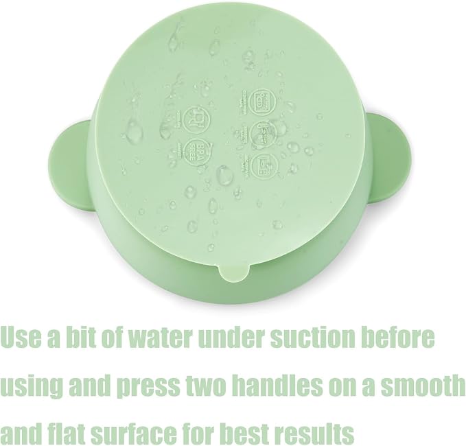 PandaEar 3 Pack Suction Bowls for Baby Toddlers 6-12 months, Silicone Baby Bowls - Image 5