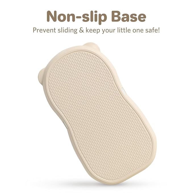 Waterproof Baby Diaper Changing Pad EVA Foam Wipeable Teddy Bear, Non-Slip Base - Image 5