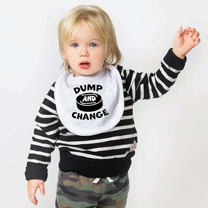 ChalkTalkSPORTS Hockey Baby & Infant Bibs | Soft Microfiber Ice Hockey Baby Bibs - Image 2