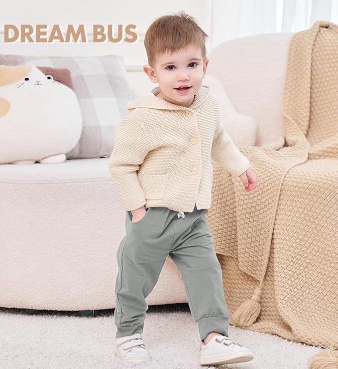 DREAM BUS Pack of 3 Toddler Jogger Pants - Image 2