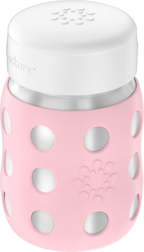 Lifefactory 8-Ounce Stainless-Steel Vacuum-Insulated Wide-Neck Baby Bottle - Image 2