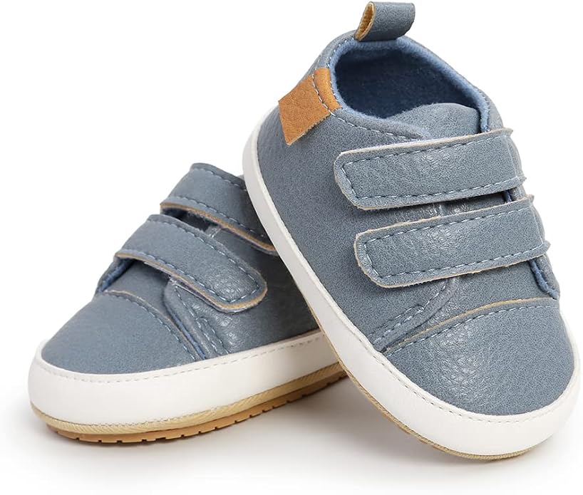 Clowora Baby Boys Girls Shoes Non-Slip Rubber Sole Sneakers Infant First - Image 3