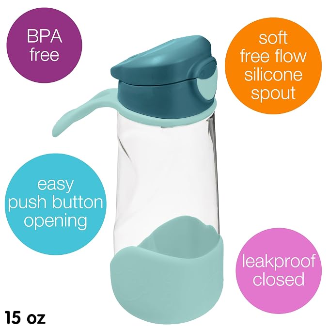 b.box 15 oz Sport Spout Kids Water Bottle - Image 3