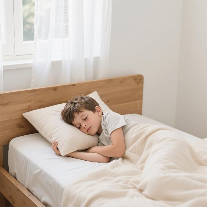 LOFE Organic Kids Pillow with Pillowcase - Image 8