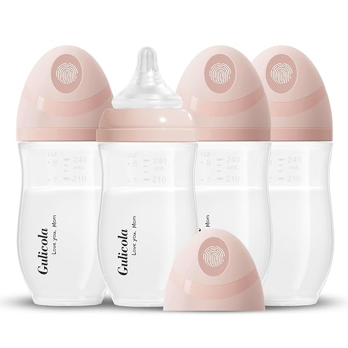 Gulicola PP Baby Breastfeeding Bottles, Medium Flow Nipples, 3 Months + by GulicolaBaby