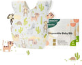 30/60pcs Baby Disposable Bibs-Individually Packaged, Leak Proof and Convenient by AIQIAOXIN