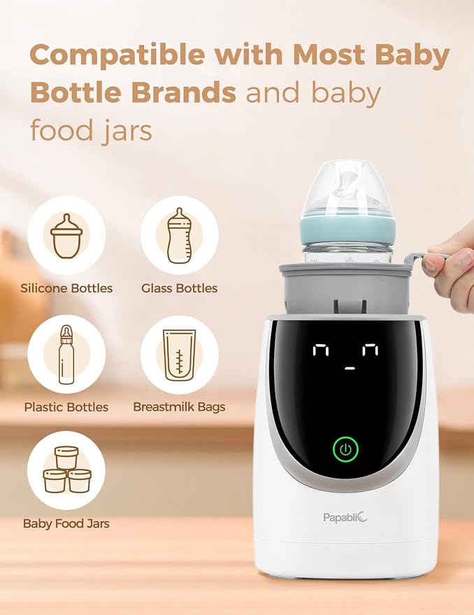 Papablic NutriWarm™ Swirlable Bottle Warmer – Advanced Nutrient-Preserving - Image 6