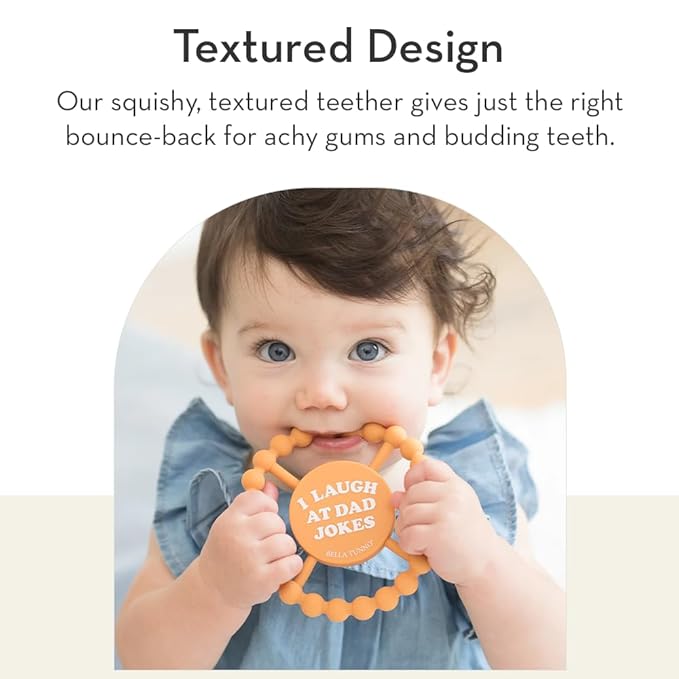 Bella Tunno Happy Teether – Soft & Easy Grip Baby Teether Toy, Silicone Teether - Image 4