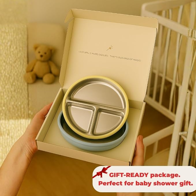 Stainless Steel Toddler Plate - Image 7