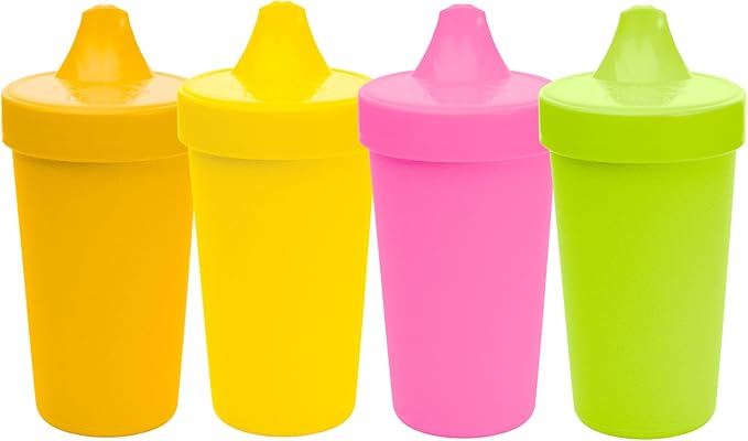 Re-Play Sippy Cups for Toddlers - 10 Oz. Reusable Spill Proof Cups for Kids by Re-Play