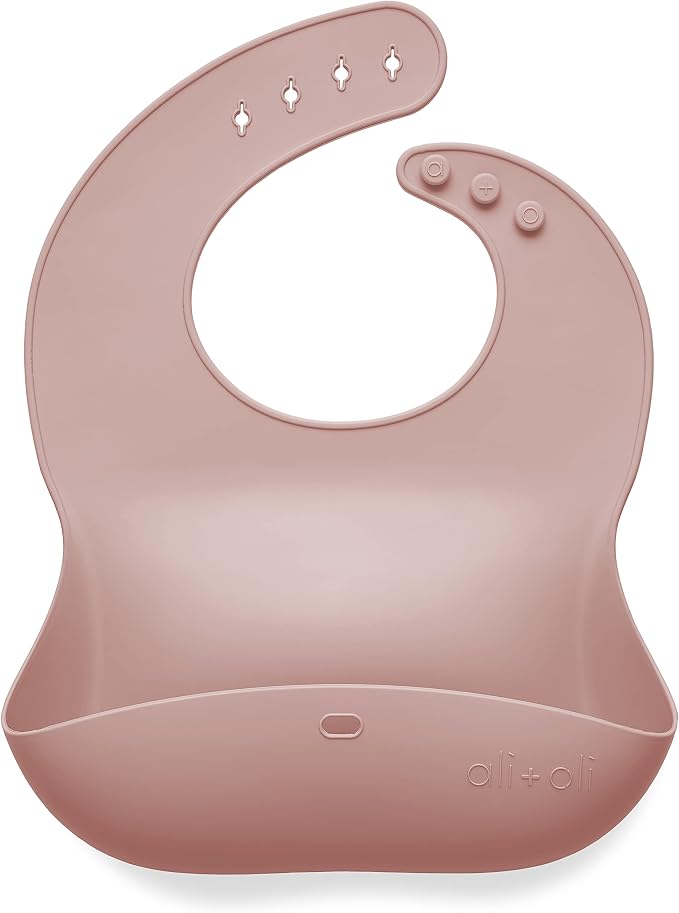 Ali+Oli Silicone Bib Waterproof Silicone Bibs by AliOli
