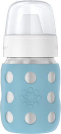 Lifefactory 8-Ounce Stainless-Steel Vacuum-Insulated Wide-Neck Baby Bottle by Lifefactory