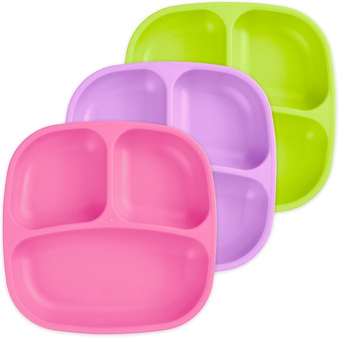 Re-Play Toddler Plates with Dividers by Re-Play
