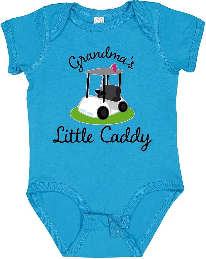 inktastic Grandma's Little Caddy Golf Baby Bodysuit by Inktastic