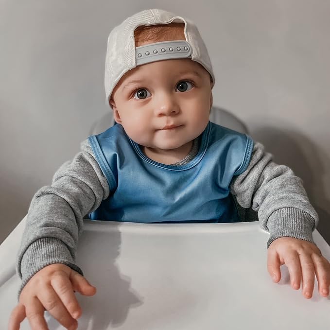 BapronBaby Minimalist Dusty Blue Bapron - Image 9