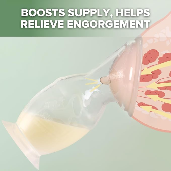 haakaa Manual Breast Pump & Silicone Cap Combo - Image 6