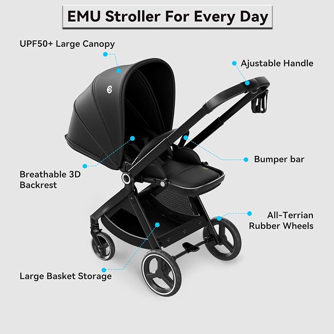 EMU Reversible Baby Stroller - Image 8