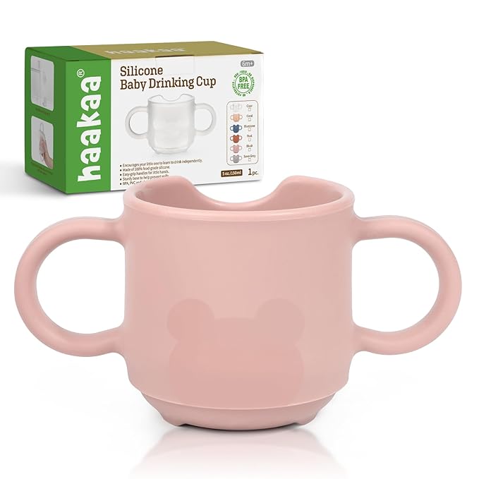 haakaa Silicone Toddler Cups, BPA Free Drop-Proof Training Cups by haakaa