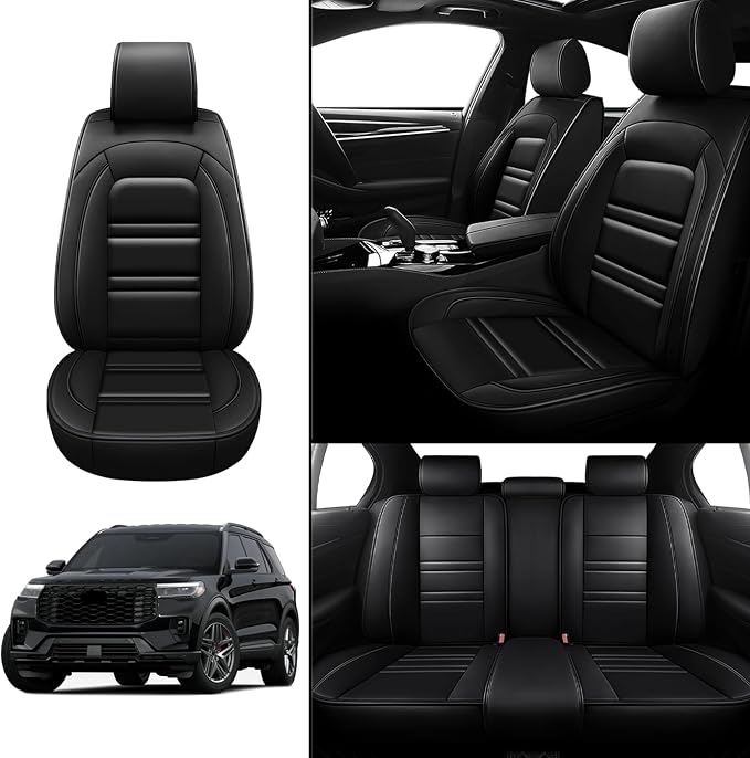 Seat Covers for Ford Explorer 2011-2025 | 5-Seats Leather Seat Covers - Image 2