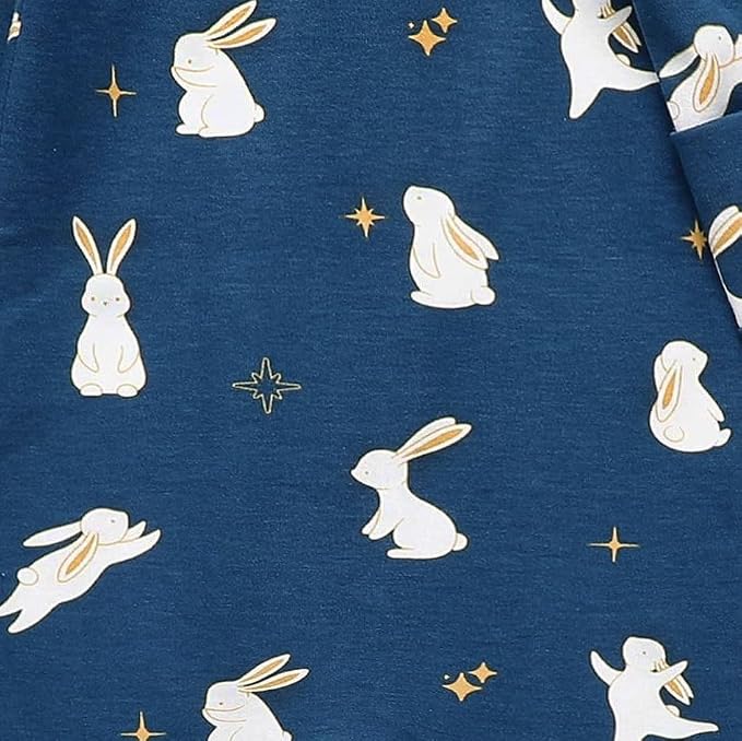O2 BABY Baby Boys Girls Organic Cotton Zip-Front Sleeper Pajamas, Footed Sleep - Image 3