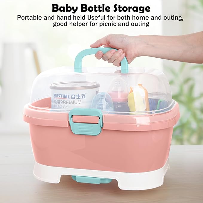 Baby Bottle Organizer for Storage, Baby Bottle Storage Large Capacity - Image 5