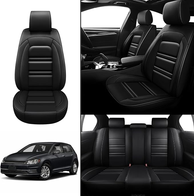 Seat Covers for VW Car Golf 2015-2019 | 5-Seats Leather Seat Covers - Image 2