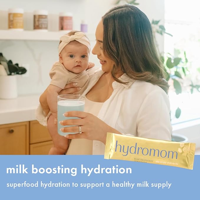 Boobie Hydromom Superfood Electrolyte Drink Mix, Watermelon Yuzu + Blue - Image 4