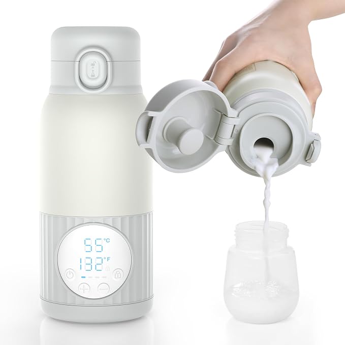 Portable Bottle Warmer for Travel, Fast Heating & Precise Temp Control for Baby by Unknown