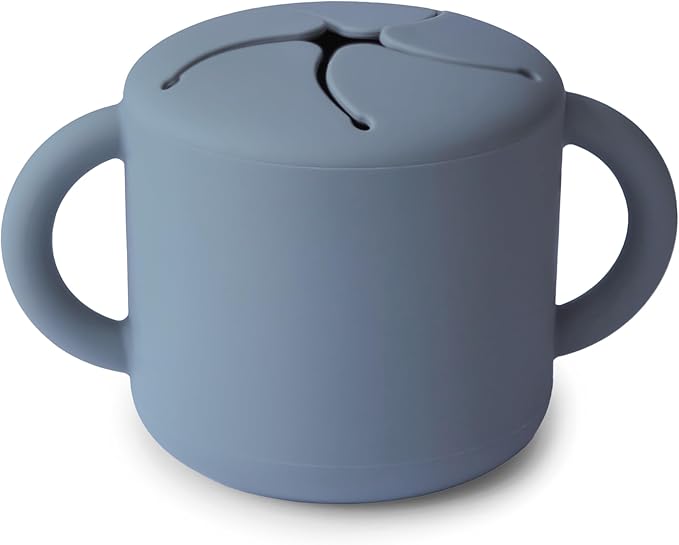 mushie Silicone Snack Cup | Spill Proof Food Container by mushie