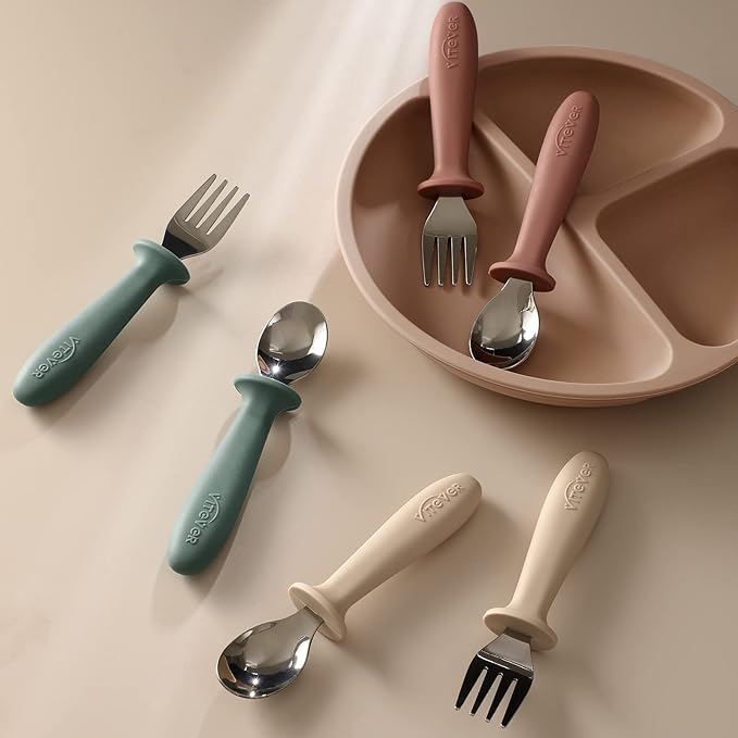 VITEVER 6 Pieces Toddler Utensils, Kids Silverware Set - Image 7