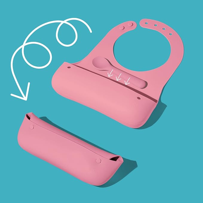 Avanchy Silicone Baby Bibs, Waterproof, Adjustable, BPA Free, Soft Unisex Set - Image 7
