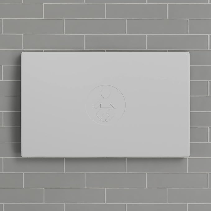 Foundations Elements Horizontal Wall-Mounted Baby Diaper Changing Station - Image 8